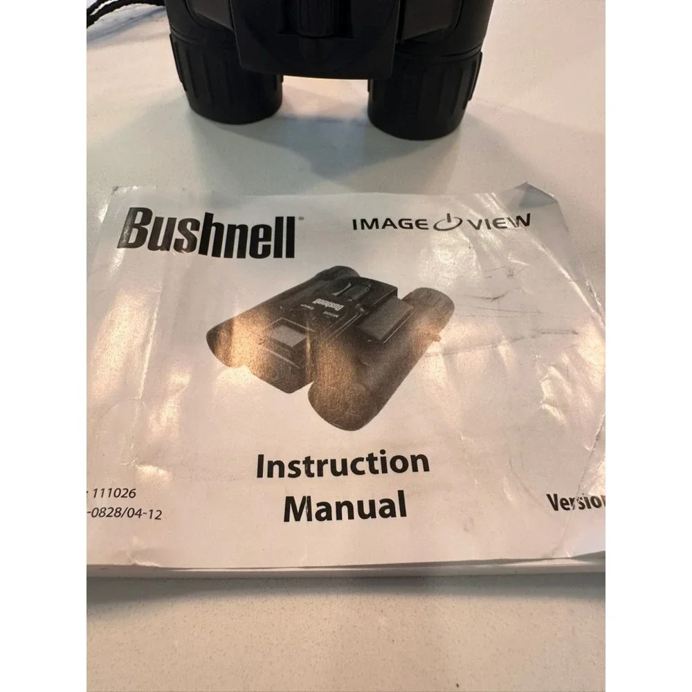 Bushnell ImageView Digital Camera Binoculars Black with Case and Manual 111026